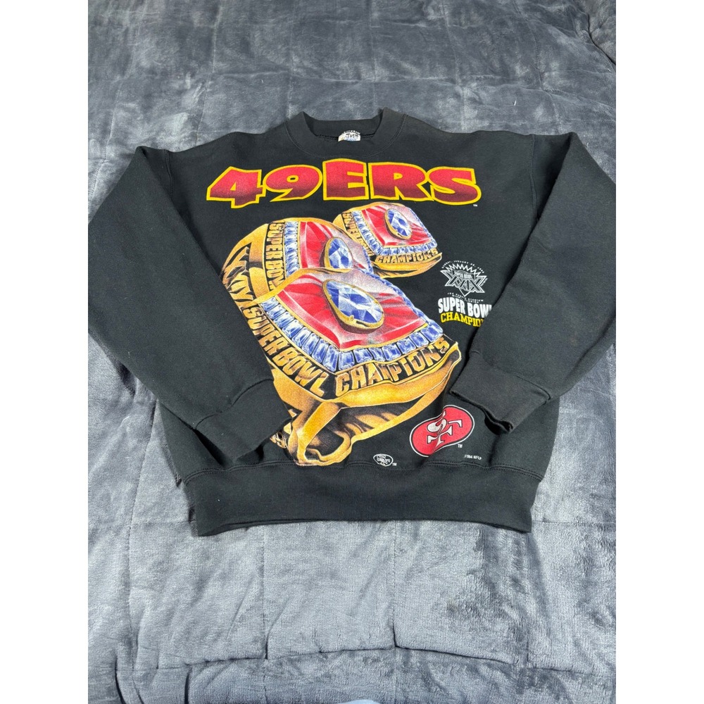Vintage 1994 San Francisco 49ers Super Bowl XXIX Champions‎ Sweatshirt Mens L